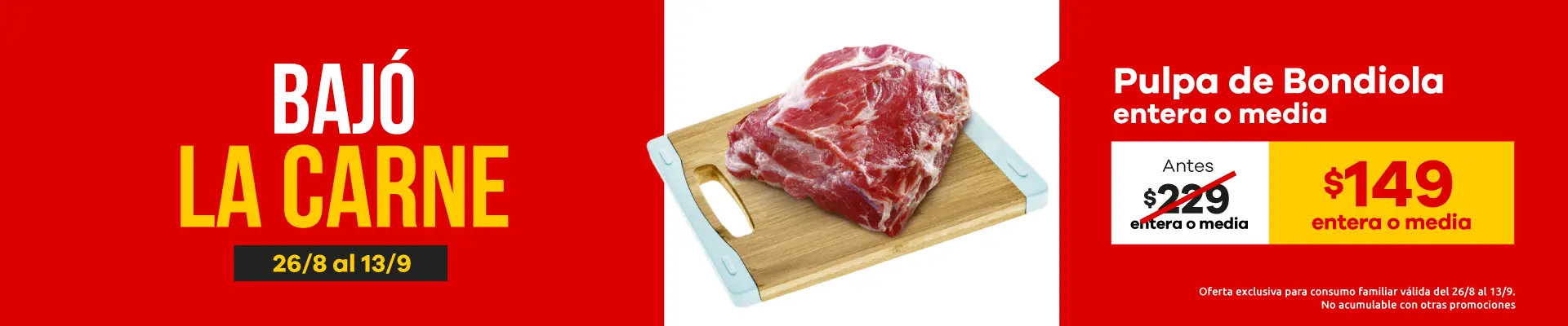 Bajo la carne