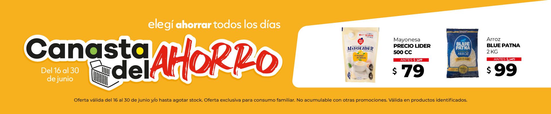Canasta del Ahorro Junio 16 al 30