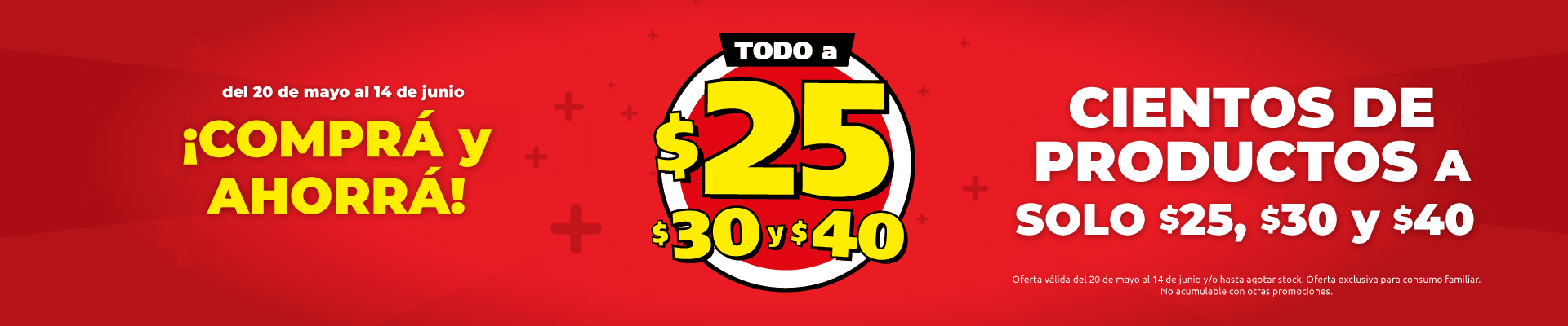 Todo a 25 30 y 40