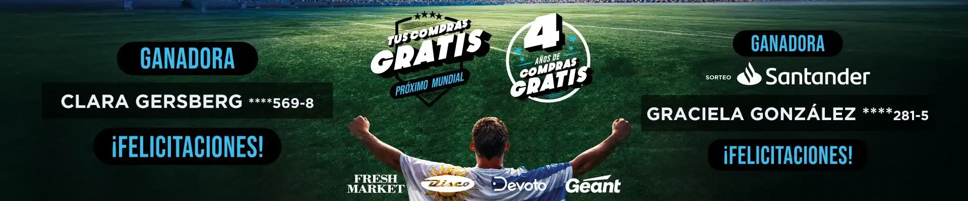 Ganadoras Sorteo Mundial