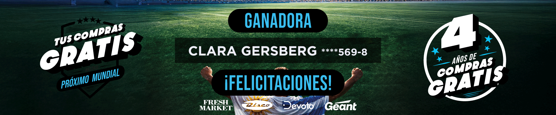 Ganadoras Sorteo Mundial