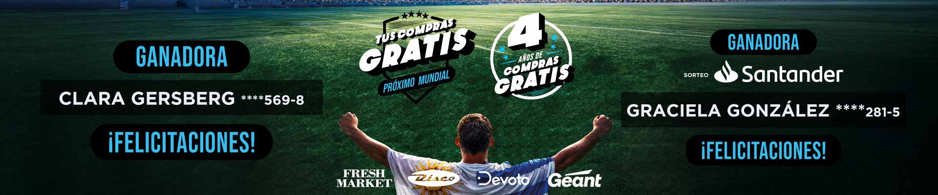 Ganadoras Sorteo Mundial