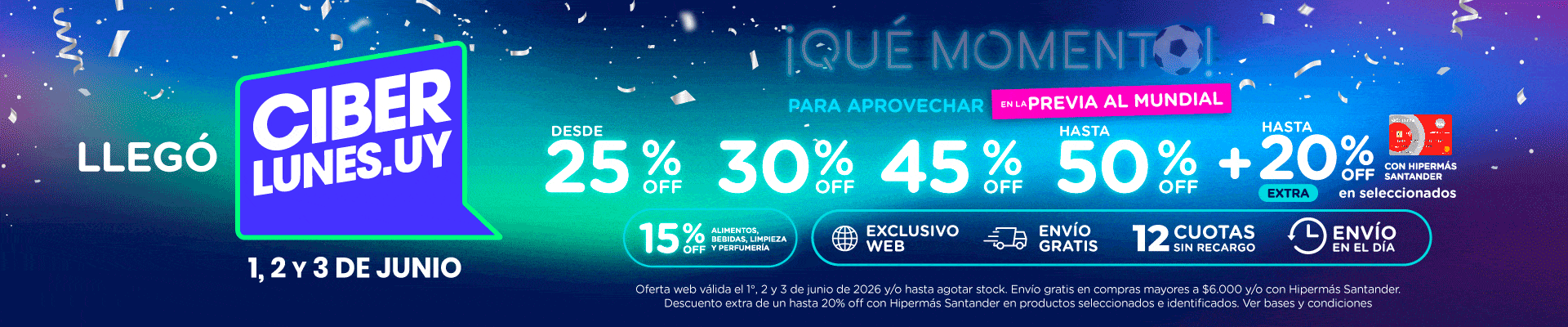 Ciberlunes - Lunes a miercoles