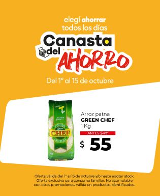 Canasta del Ahorro 1 setiembre