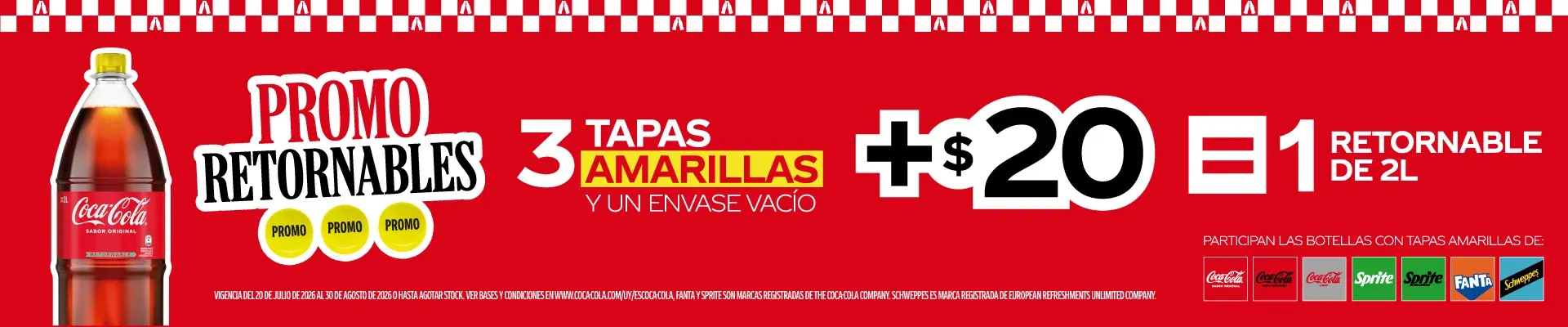 Tapas Coca Cola