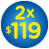 Canasta del ahorro 2x$119 (16 al 30/9)