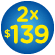 Canasta del ahorro 2x$139 (16/6 al 30/6)