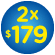 IMPRECIONANTES 2x$179 (1/9 al 1/11/2026)