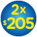 Canasta del ahorro 2x205 (16/5 al 31/5)