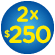 IMPRECIONANTES 2x$250 (1/9 al 1/11/2026)