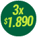 Seguimos festejando 3x$1890 (26/10 al 29/11)