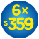 Impresionantes 6x$359 (2/3 al 30/4)